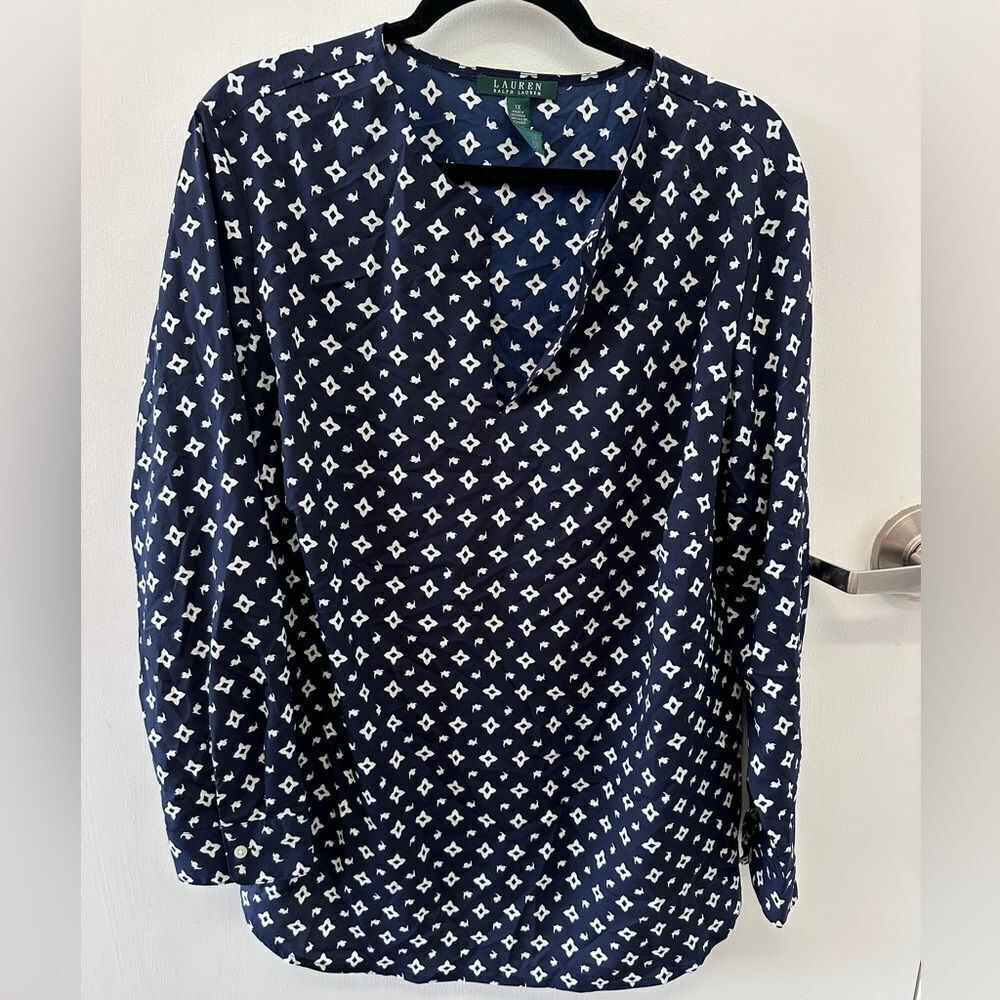 ⭐️Lauren‎ By Ralph Lauren Long Sleeve Blouse